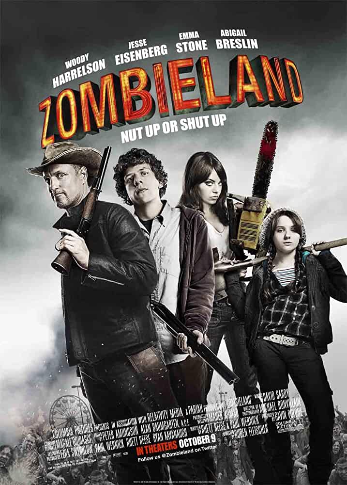 Zombieland (2009) Dual Audio Hindi BluRay 480p [270MB] | 720p [800MB] download