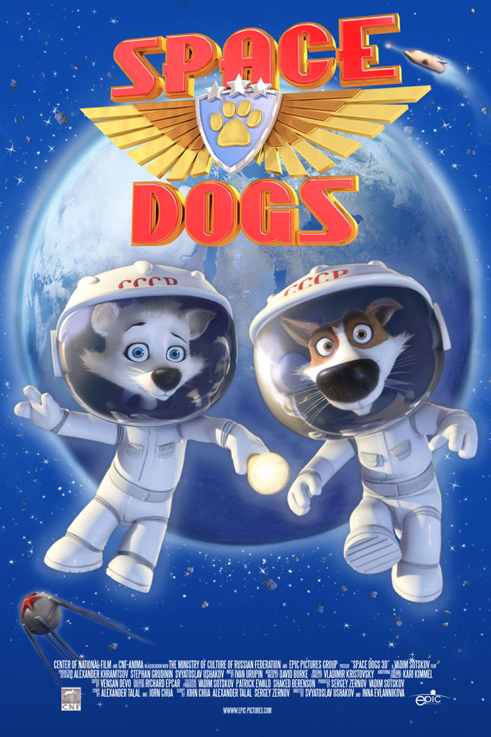 Space Dogs (2010) Dual Audio Hindi ORG BluRay 720p | 480p download