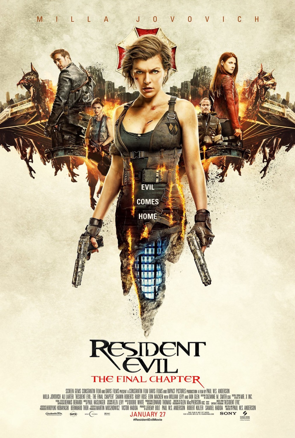 Resident Evil: Final Chapter 2016 BluRay Dual Audio Hindi 1080p | 720p | 480p download