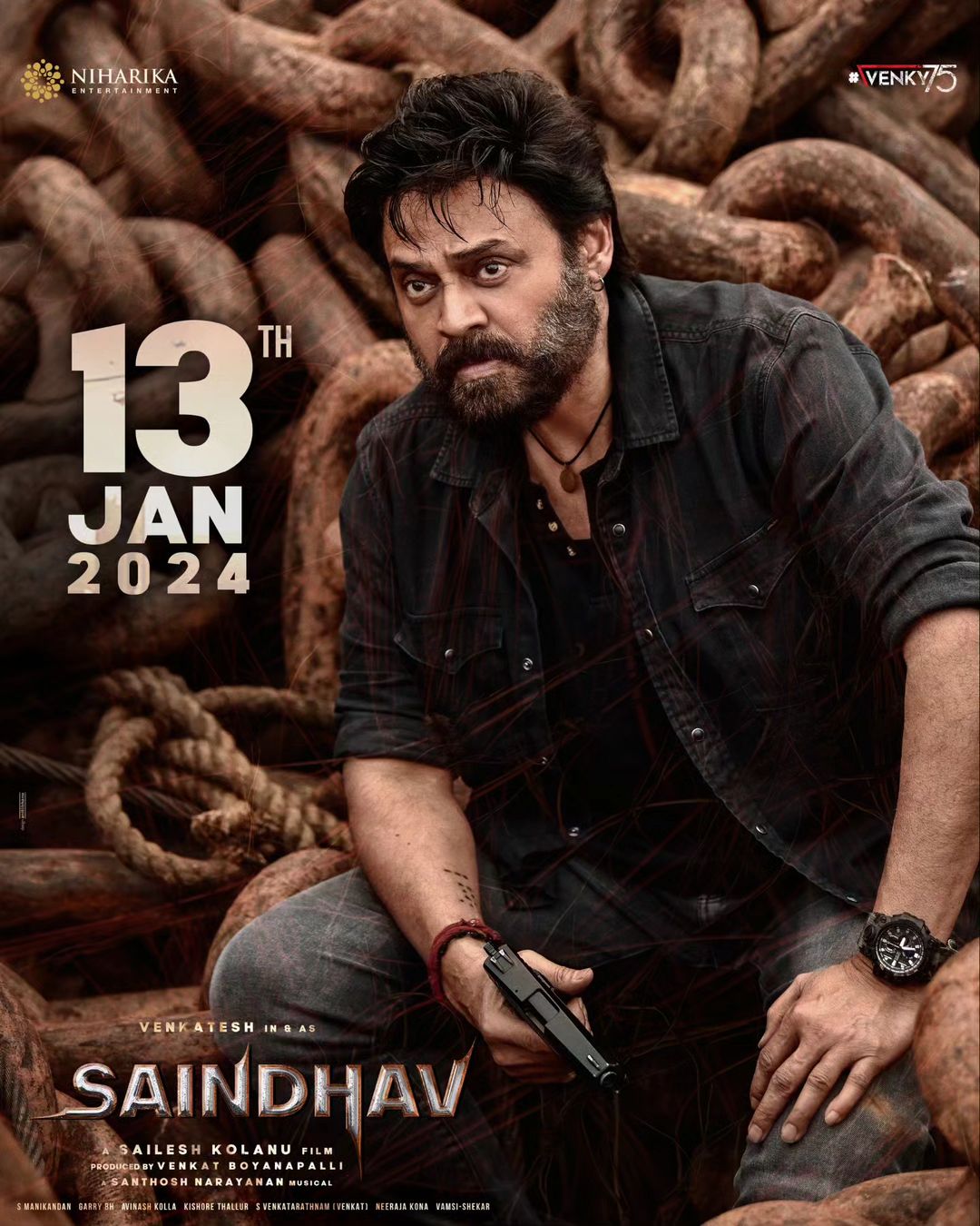 Download Saindhav (2024) WEB-DL UNCUT Hindi Dubbed Full Movie 1080p | 720p | 480p [450MB] download