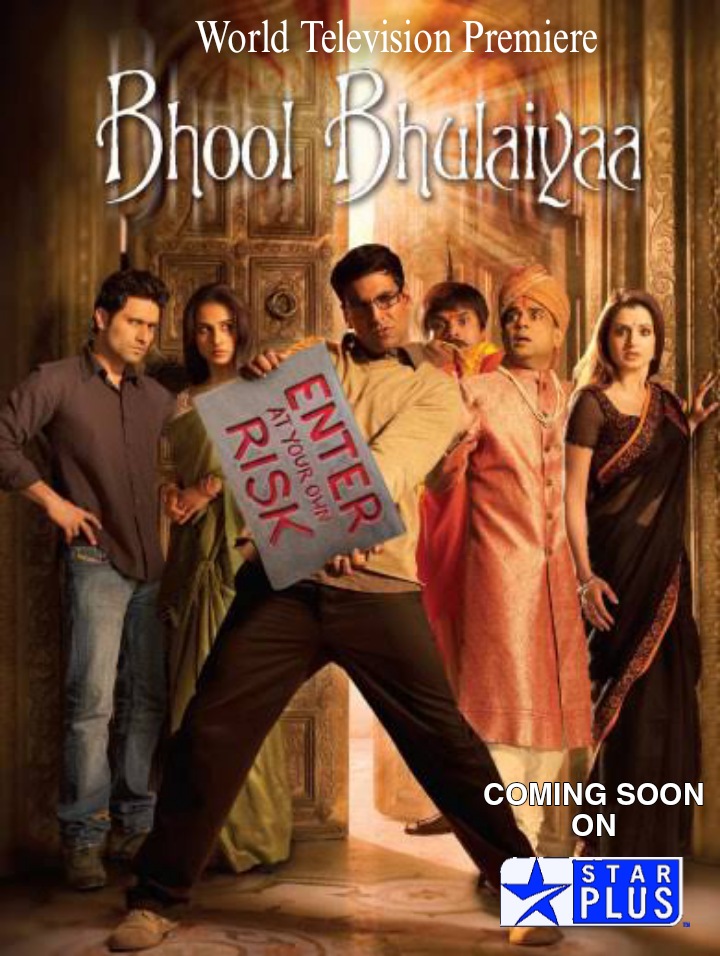 Download Bhool Bhulaiyaa (2007) WEB-DL Hindi ORG Full Movie 1080p | 720p | 480p [400MB] download