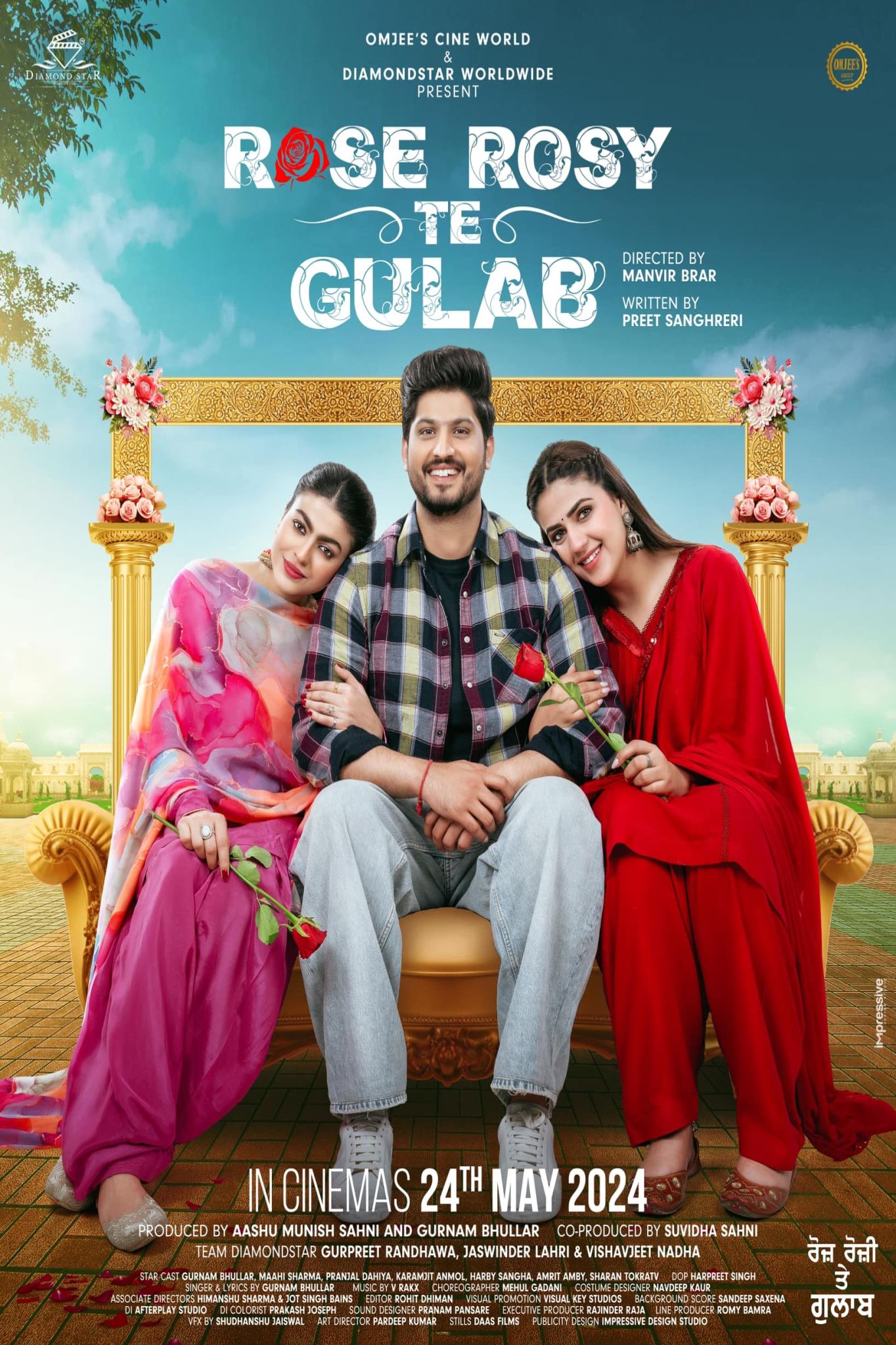 Download Rose Rosy Te Gulab (2024) WEB-DL Punjabi Full Movie 1080p | 720p | 480p [400MB] download