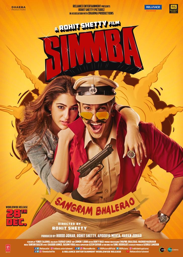 Download Simmba (2018) WEB-DL Hindi DD5.1 Full Movie 1080p | 720p | 480p [400MB] download